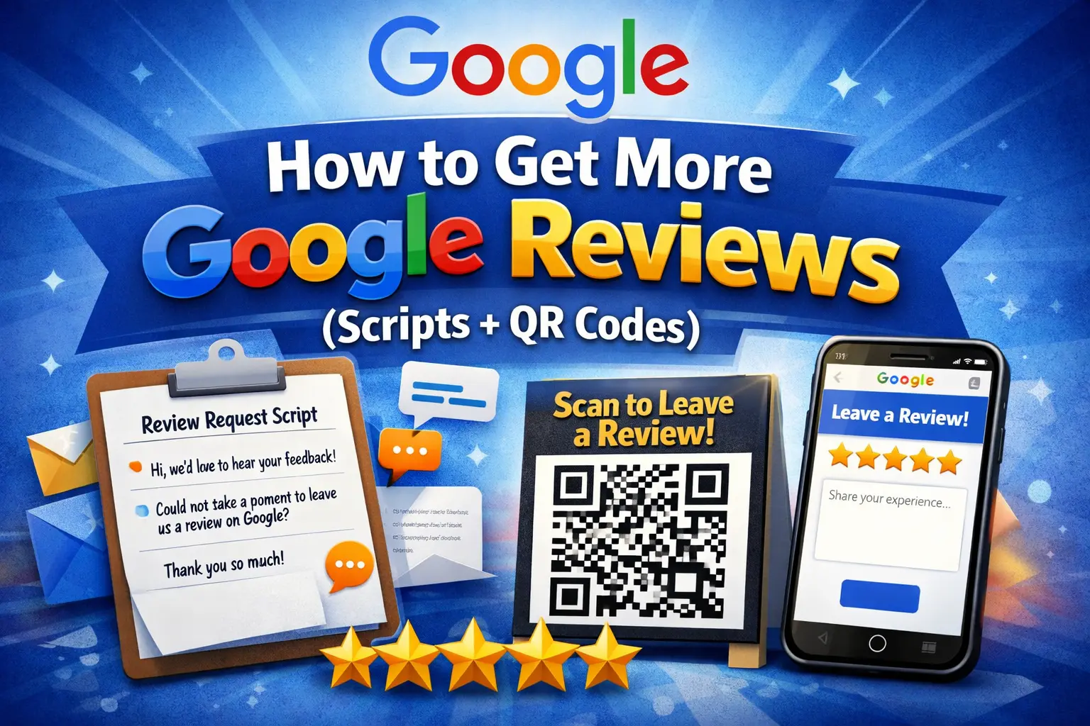 How to Get More Google Reviews (Scripts + QR Codes)