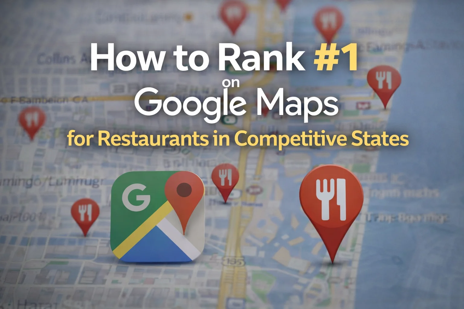 How to Rank #1 on Google Maps for Restaurants in Competitive States