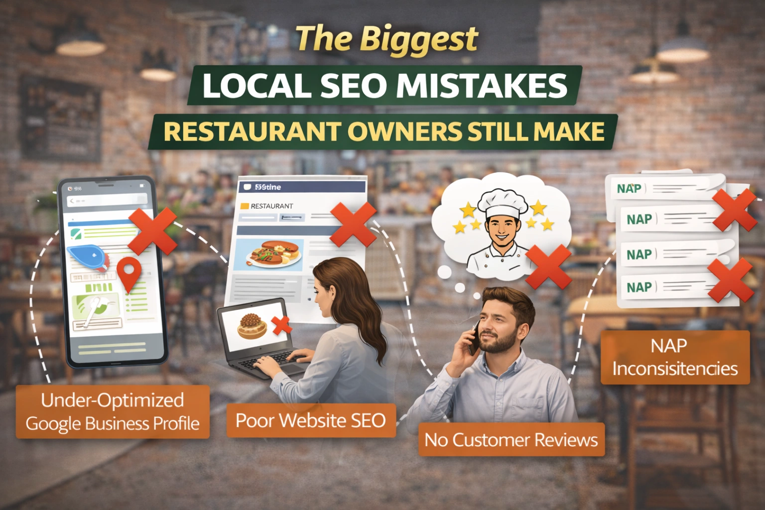 The Biggest Local SEO Mistakes Restaurant Owners Still Make