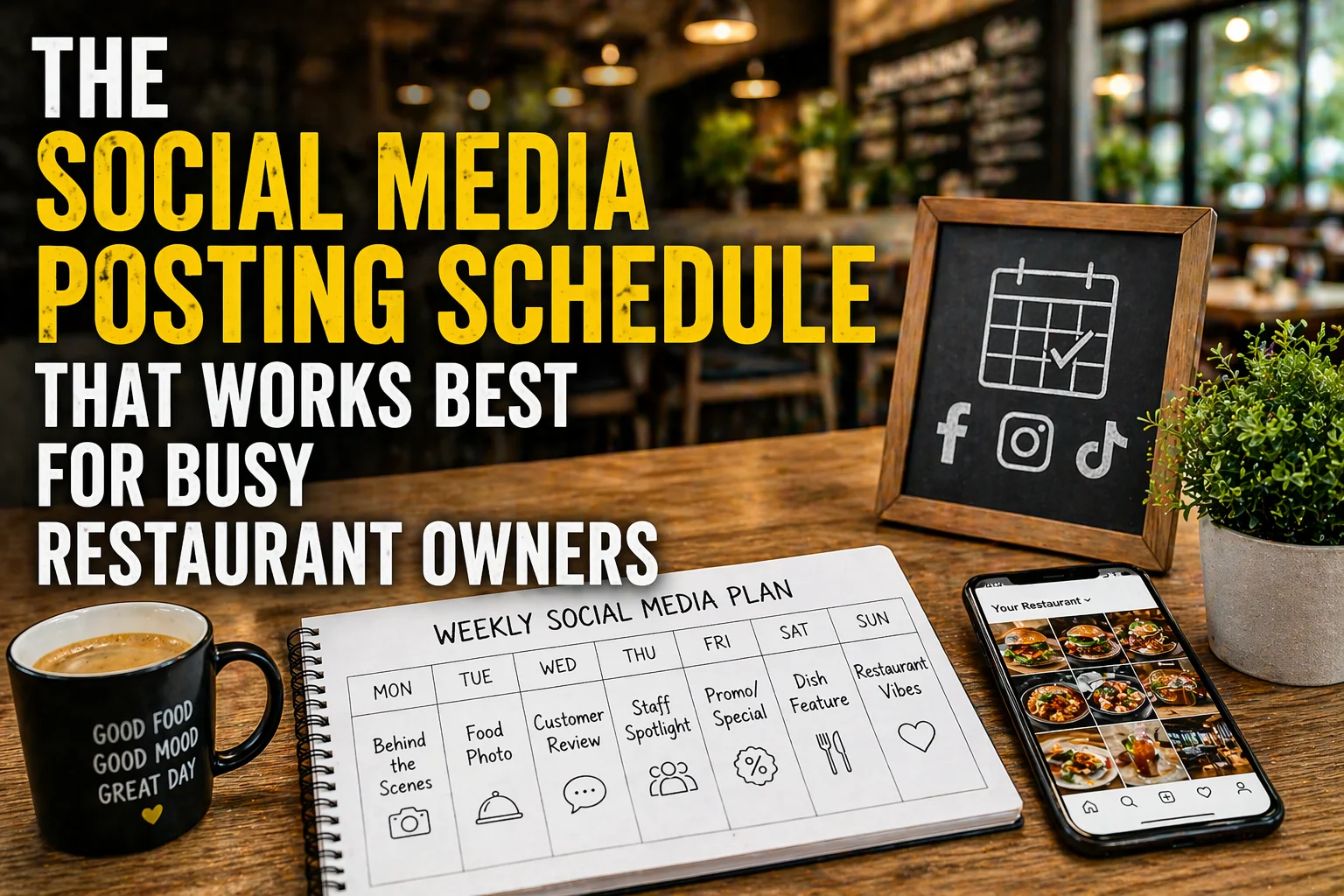The Social Media Posting Schedule That Works Best for Busy Restaurant Owners