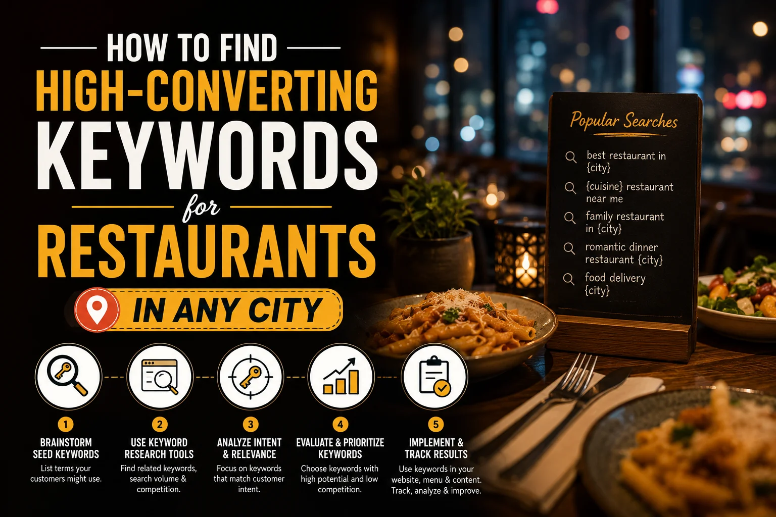 How to Find High-Converting Keywords for Restaurants in Any City